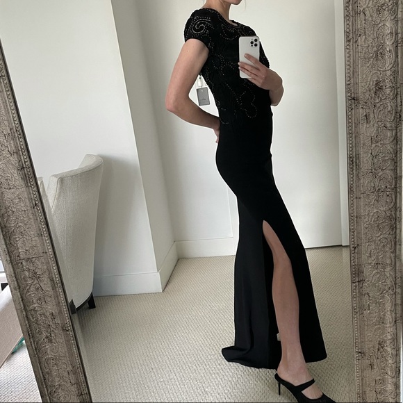 Black maxi gown dress - Picture 2 of 7